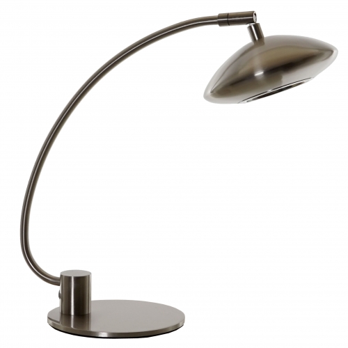 Lampada da tavolo design moderno LED paralume orientabile 14x29x36cm