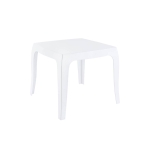 Tavolo tavolino quadrato CP243 plastica 51x51x43cm bianco