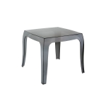 Tavolo tavolino quadrato CP243 plastica 51x51x43cm nero