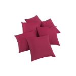 Set 6x cuscini decorativi per l'interno e l'esterno HLO-CP1 poliestere 45x45cm rosso