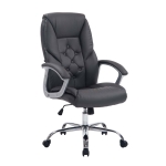 Poltrona sedia ufficio girevole regolabile 210kg HLO-CP1 Rodeo ecopelle grigio