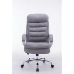 Poltrona sedia ufficio girevole regolabile 235kg HLO-CP1 Vancouver tessuto grigio