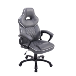 Poltrona sedia ufficio girevole regolabile gaming HLO-CP1 XXL ecopelle grigio