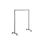 Guardaroba appendiabiti stand design industriale HLO-CP27 metallo 150x120x55cm nero