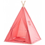 Tenda da gioco tepee tipì per bambini HLO-CP17 tessuto rosa