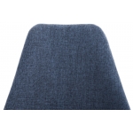 Sedia HLO-CP48 Square tessuto gambe nero ~ blu