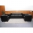 Salotto componibile lounge moderno elegante Lille M65 composizione 3-1-1 pelle nero