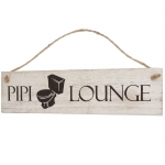 Serie Vintage targa cartello pensile legno paulonia 43x11cm ~ Pipi-Lounge