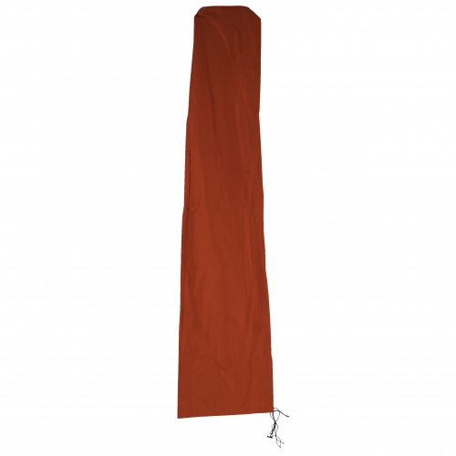 Copriombrellone copertura ombrellone ad arco protettiva HWC poliestere con cerniera 3x3m arancione