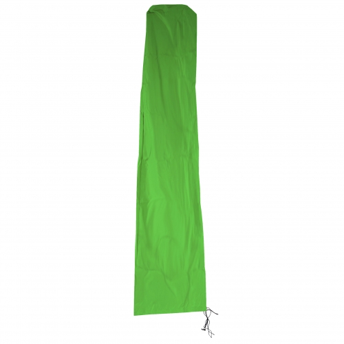 Copriombrellone copertura ombrellone ad arco protettiva HWC poliestere con cerniera 3,5x3,5m verde