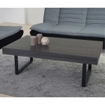 Tavolino salotto divano Kos T576 legno di pioppo rivestito 60x110x40cm sonoma scuro
