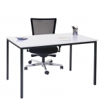 Scrivania tavolo ufficio conferenza Braila MDF 80x160x75cm bianco