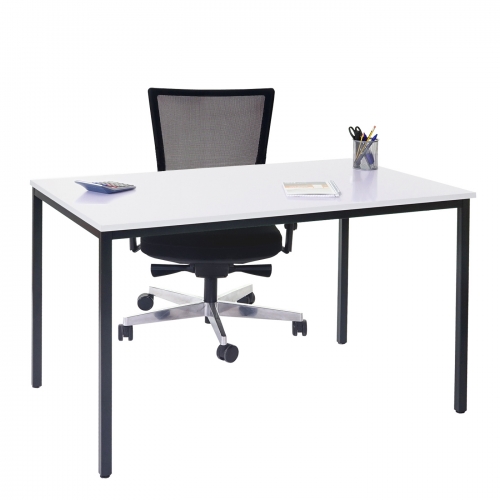 Scrivania tavolo ufficio conferenza Braila MDF 80x120x75cm bianco