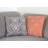 Set 2x cuscini decorativi imbottiti da divano Karo 45x45cm collezione barocco