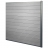Pannello supplementare frangivento fendivista privacy Sarthe WPC alluminio premium 185cm grigio