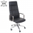 Poltrona sedia ufficio girevole regolabile HWC-A57 ergonomica vera pelle 65x57x119-126cm ISO9001 nero