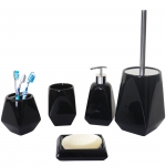 Set accessori da bagno HWC-C71 ceramica nero