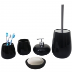 Set accessori da bagno HWC-C72 ceramica nero