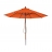 Ombrellone parasole HWC-C57 rotondo 3m arancio