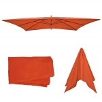 Telo copertura per ombrelloni rettangolari Florida 300x400cm ~ arancione