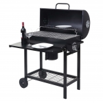 Barbecue grill doppia griglia HWC-F70 acciaio 53x93x103cm