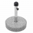 Base piede ombrellone rotonda HWC-F92 granito marmorizzato 24kg grigio