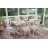 Set 6x sedie cucina sala HWC-G46 legno massello ~ struttura chiara cuscino grigio