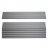 Set 7x listelli per pannelli frangivento fendivista privacy Sarthe WPC 90cm grigio