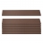 Set 7x listelli per pannelli frangivento fendivista privacy Sarthe WPC 90cm marrone