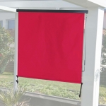 Tenda da sole verticale avvolgibile per finestra HWC-F42 180x250cm rosso bordeaux