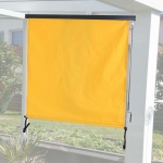 Tenda da sole verticale avvolgibile per finestra HWC-F42 180x250cm giallo