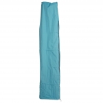 Copriombrellone copertura ombrellone ad arco protettiva HWC poliestere con cerniera 3,5x3,5m azzurro