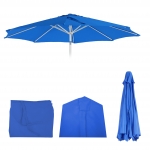 Telo copertura di ricambio per ombrelloni rotondi N18  270cm blu