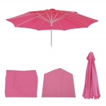 Telo copertura di ricambio per ombrelloni rotondi N18  270cm rosa