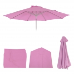 Telo copertura di ricambio per ombrelloni rotondi N18  270cm rosa chiaro