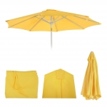 Telo copertura di ricambio per ombrelloni rotondi N18  270cm giallo