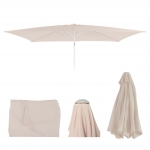 Telo copertura per ombrelloni rettangolari N23 200x300cm avorio