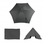 Telo copertura per ombrelloni rotondi Florida  300cm ~ antracite
