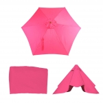 Telo copertura per ombrelloni rotondi Florida  300cm ~ rosa