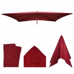 Telo copertura per ombrelloni rettangolari Florida 200x300cm ~ bordeaux