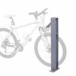 Supporto portabiciclette rastrelliera per biciclette HWC-G20 acciaio zincato verniciato a polvere grigio