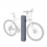Supporto portabiciclette rastrelliera per biciclette HWC-J80 acciaio zincato verniciato a polvere grigio