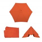Telo copertura per ombrelloni rotondi Florida  300cm ~ arancione