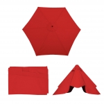 Telo copertura per ombrelloni rotondi Florida  300cm ~ rosso