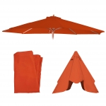 Telo copertura per ombrelloni rotondi Florida  350cm ~ arancione
