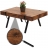 Tavolo tavolino da salotto divano HWC-L54 43x110x60cm ferro verniciato MDF effetto legno