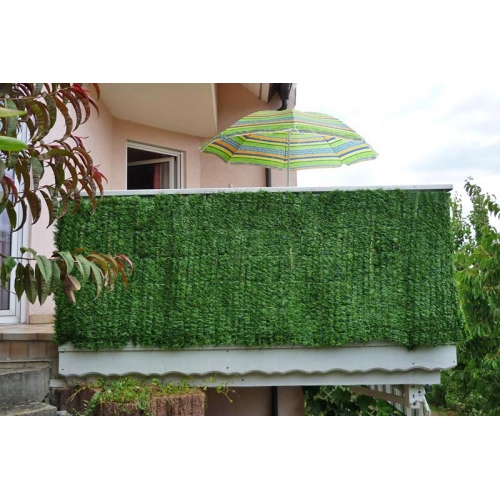 Siepe artificiale privacy balcone giardino rete decorativo N77 chiaro 500x150cm